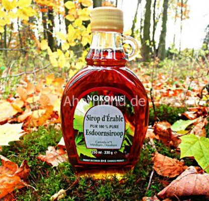 Ahornsirup Nr. 1 Medium- Grad A 250 ml Glasflasche